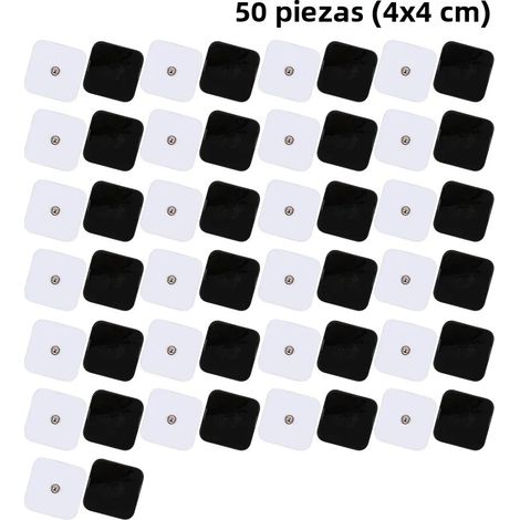(50 pièces, 4x4cm) Patchs de stimulation musculaire EMS pour massage. (1/5)