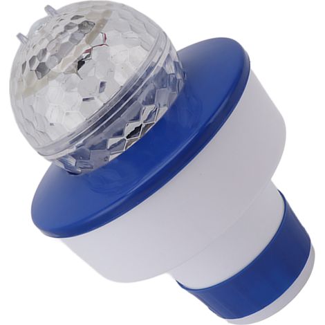 Distributeur de chlore flottant lumineux 11cm pour piscine, spa et bain à remous, compatible pastilles 8 pouces (1/5)