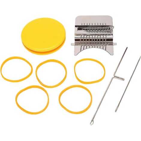 10 Nadeln DIY antike kleine Webstuhl Stopfmaschine Mini Webstuhl Mender Webwerkzeug Garn Hand Kni (1/5)