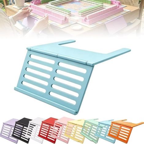 Innovative, cute design, and practical style: New Mahjong Card Holder Desktop Mahjong Card Holder - Blue -