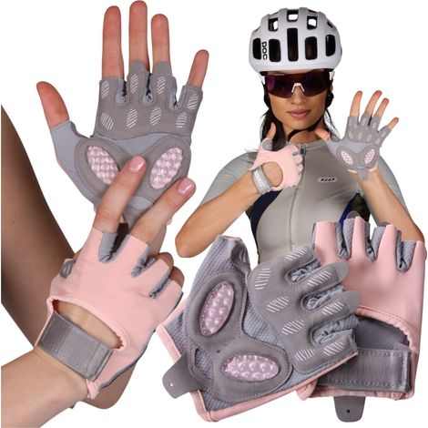 Unisex-Fingerlose Sport-Radhandschuhe aus Leder für Fitnessstudios