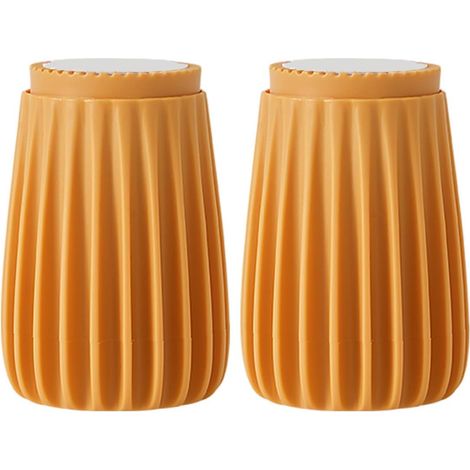 Lot de 2 coussinets anti-vibrations pour tête lit réglable, fixation adhésive silencieuse, grands (1/5)
