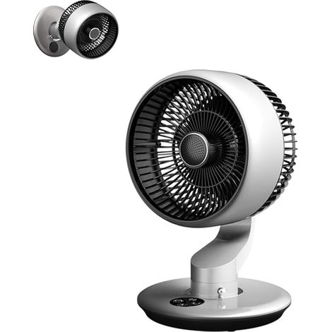 Ventilatore da tavolo ricaricabile, mini ventilatore da tavolo USB, ventilatore a parete (metodo di installazione con ventosa migliorato), lunga durata, funzionamento silenzioso (1/4)