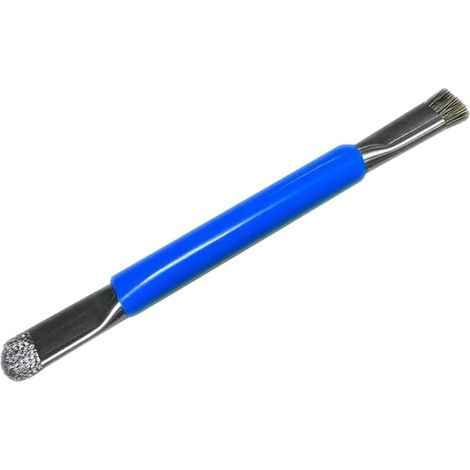 Brosse en acier antistatique pour la réparation de circuits intégrés cartes mères (1/5)
