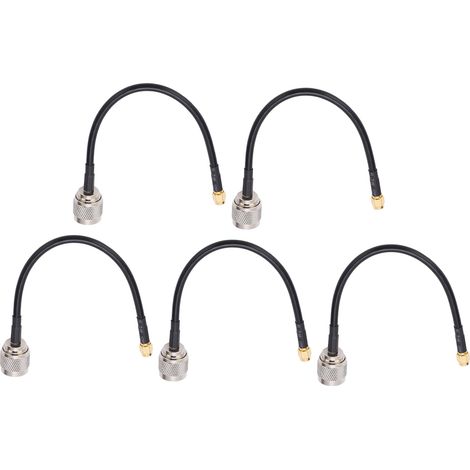 5 câbles coaxiaux RF avec connecteur audio N-J vers SMA-J et 2 rallonges blindées TFL-RG58-21 (1/5)