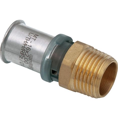 Raccord multicouche à sertir 16 mâle 15x21 G2F20010 - MULTITUBO SYSTEMS