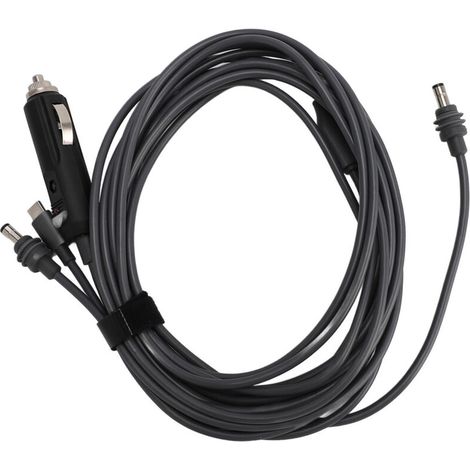 3-in-1 Satellite Power Cable, IP68 Water Resistant, Type C, 12V, 24V, Car Charger, Plug and Play, 10m / 32.8ft.