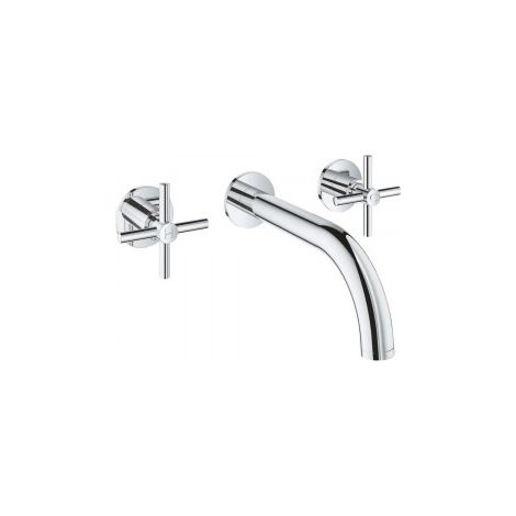 GROHE 20164DC3 - Atrio Baño grifo de 3 agujeros para lavabo de batería, SuperSteel Rer (1/5)