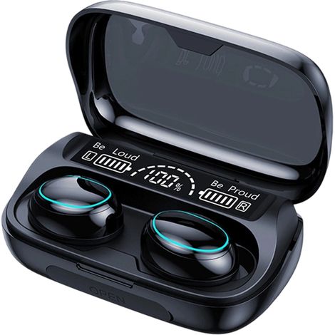 Talkie-walkie numérique double oreille pour le commerce électronique en mode privé avec fonction d'alimentation mobile et écouteurs Bluetooth 5.0 (1/5)