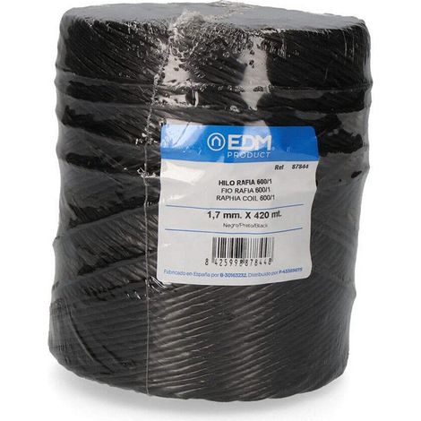 edm Raphia 600/1 Rolle 420 Meter Schwarz