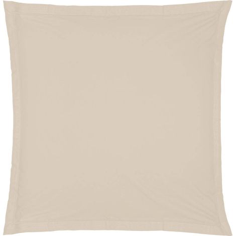 Kopfkissenbezug - Baumwolle - beige - 63x63 cm (1/3)
