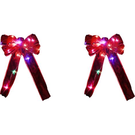Ribbon Lumineux De Noël - Ruban À LED Pour Décoration De Sapin De Noël - Rouge - 2,5 M (1/5)
