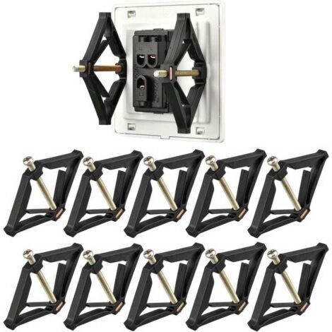 Outils de réparation pour boîtier d'interrupteur, 86 mm, lot de 10, montage mural, boîtier, outils de réparation, type interrupteur, cassettes, support de réparation pour la réparation de (1/4)