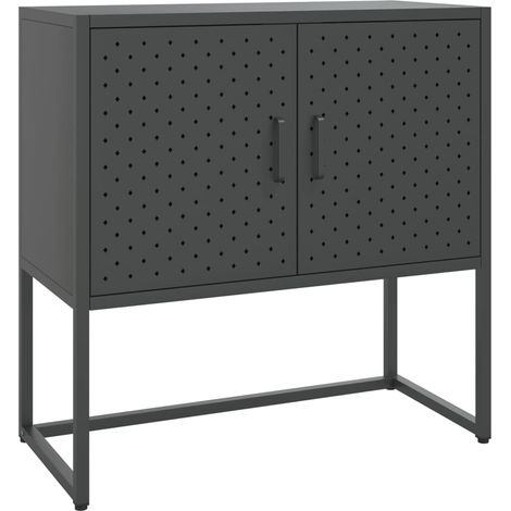 Sideboard Anthracite 75x35x75 cm Steel vidaXL (1/5)