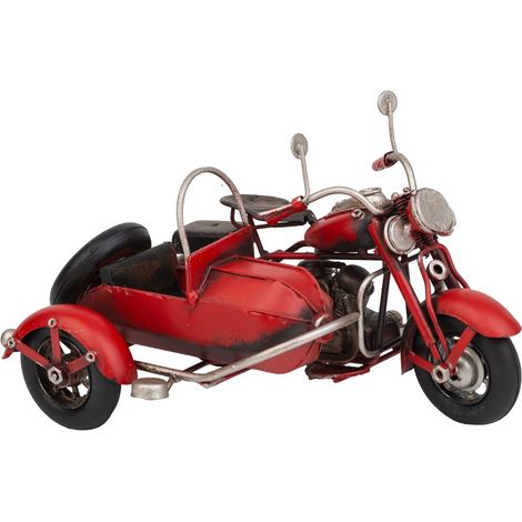 Sidecar de metal rojo 19x13.5x11.5 (1/5)