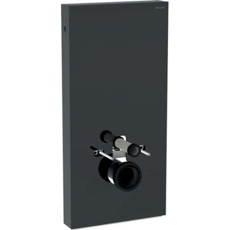 Geberit Monolith - Modulo sanitario per WC sospeso, 101 cm, ingresso inferiore, color lava 131.021.JK.5