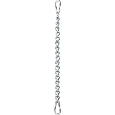 SABIR Chaîne avec Deux mousquetons, Fixation Variable pour Chaise hamac jusqu'à 230 kg (Chaîne 66 cm) (1/4)