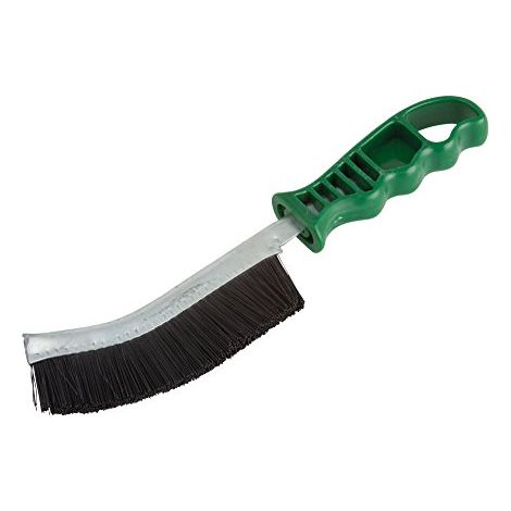 wolfcraft Spazzola manuale con filo di nylon I 2764000 I Per lavori di pulizia e per una lucidatura delicata di legno e lamiera (1/3)