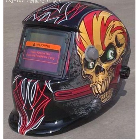 ZOLGINAH Casque de Soudure Automatique - Masque de Soudure avec 2 Lentilles et 2 Capteurs de filtre à ombre réglables DIN9-13 pour le soudage à l'arc de MIG TIG MAG [Classe énergétique A+++] (1/5)