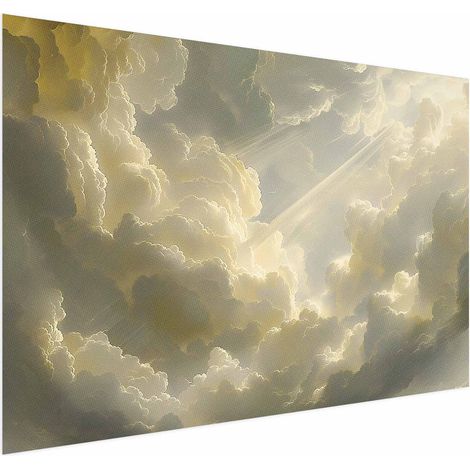 Poster – Ein atemberaubendes Farbenspiel vor dem Hintergrund von Wolken (1/4)