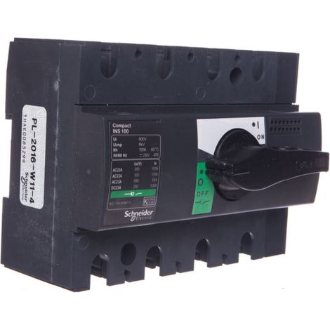 Interruttore / sezionatore Compact INS100 - 100 A - 3 poli - 28908