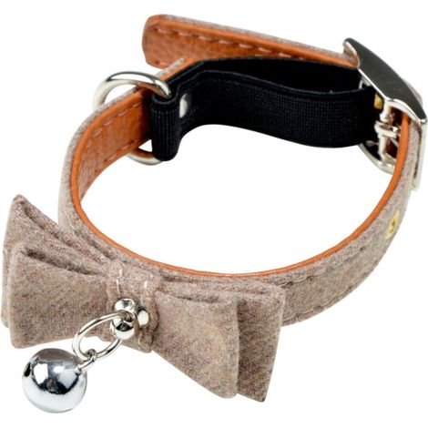 Collier pour Chat "Anti Etranglement" 27cm Naturel (1/4)