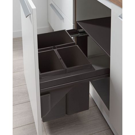 WESCO® Abfallsammler Pullboy Soft Comfort 335 K/600-3, anthrazit (1/5)