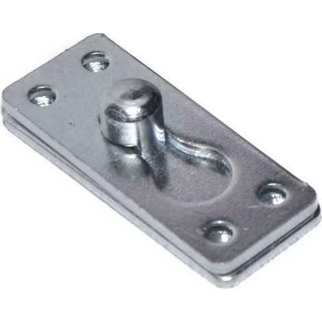 Möbelverbinder Steckverbinder Bett Metall verbinder 9-03 verzinkt 26 x 63 mm (1/5)