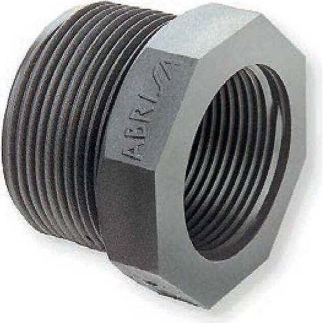 Raccord de réduction Male Femelle en PEHD Ø A: 3'' Ø B: 2''1/2 (1/2)