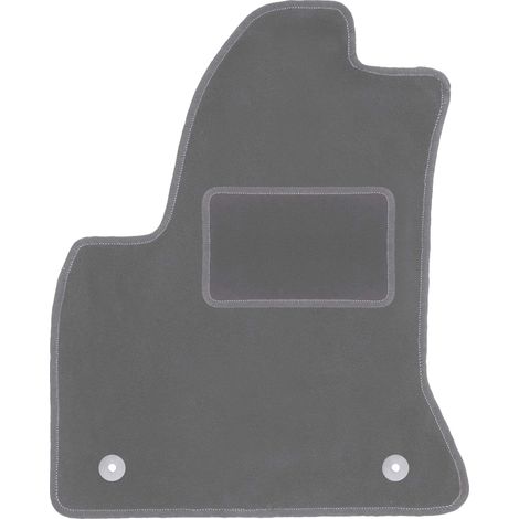 Fahrermatte aus Samt für: Citroen C4 Grand Picasso Minivan (2006–2013) Graphit