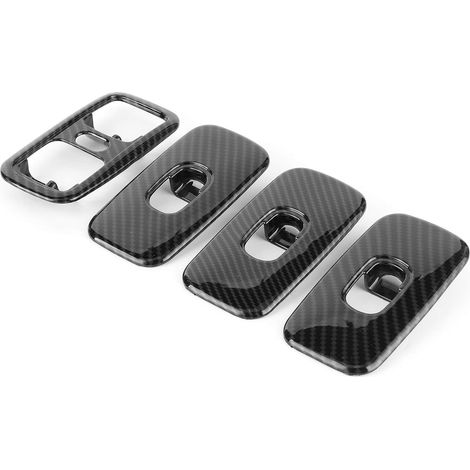 Couvercle de Commutateur de Lève-vitre, Décoration de Garniture de Voiture Brillante 4 Pièces, Couvercle de Garniture de Luxe, Idéal pour la Classe G W463 G500 G55 AMG 2007 2010, chromé (1/5)