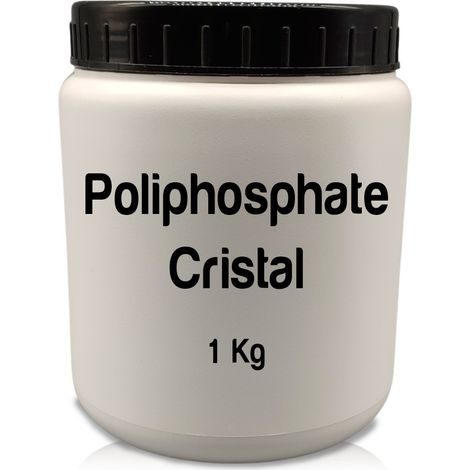 Polyphosphate en cristaux, Recharge pour distributeur de polyphosphate en verre 1 Kg