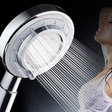 Soffione doccia anticalcare in alluminio resistente alle alte temperature, soffione doccia robusto (1/4)
