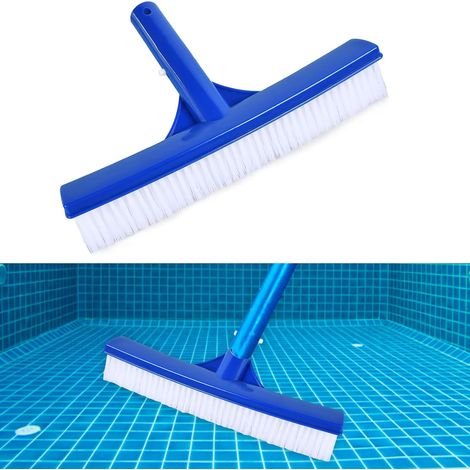 1 Tête De Brosse Piscine, Poils Pvc Robustes, Manche Plastique Durable, Pour Murs Et Sols Carrelés (1/5)