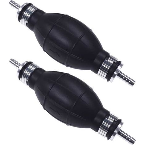 Pompe Manuelle Carburant 10mm, 2 Pièces Poire Amorcage Carburant Manuelle Ligne de Carburant Pompe (1/4)