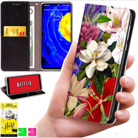 Custodia a portafoglio per Samsung Galaxy A36 / A56 - cover bluemoon con stampa e vetro 9H (1/5)