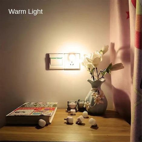 Mini veilleuse USB pour la lecture et la protection des yeux, lumière chaude.