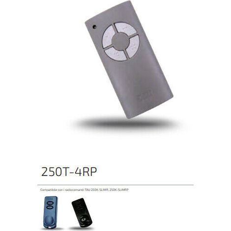 Telecomando Radiocomando Trasmettitore Originale Tau 250 250t 4rp 433 Mhz 4 Ch