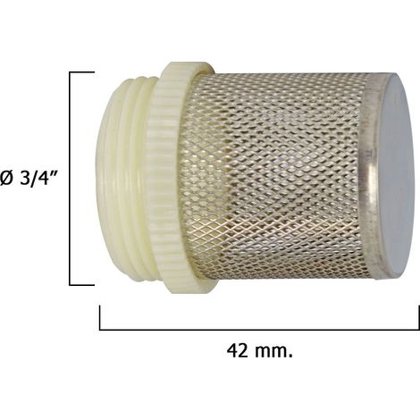 Filtro Inox Per Valvola Di Ritegno 3/4"