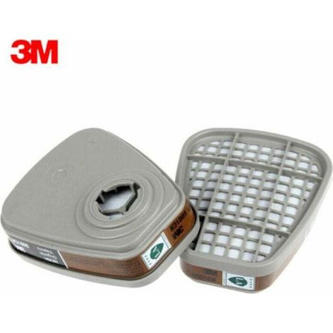 6001CN A2 Filter für Schutzmasken – 2er-Pack – Schutz vor Dämpfen und Partikeln – Kompatibel mit der 6000er-Serie (1/2)