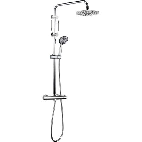 LLAVISAN L129924 Columna Termostática Rapid Ajustable Cromo 77-135 Cm - ref: L129924