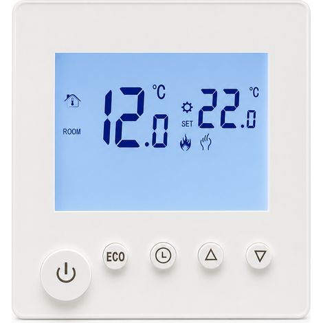 Thermostat LCD Programmable pour Chauffage au Sol Électrique, K1 16 A (1/5)