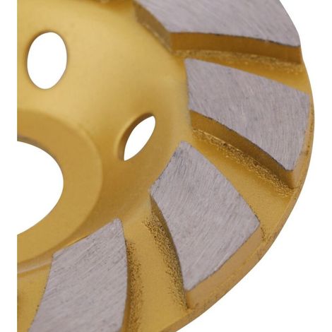 10 cm segmentierte Diamantscheibe für Marmor, Beton, Stein – 6 Löcher