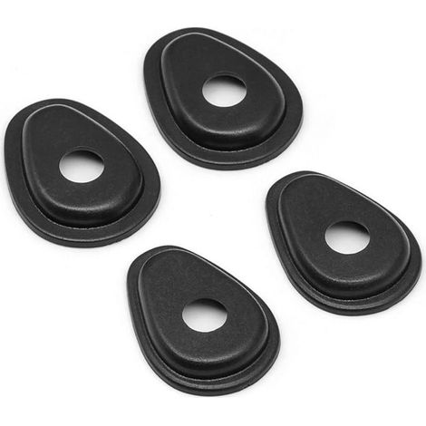 Placas adaptadoras para intermitentes de motocicleta, 4 piezas, junta para intermitentes, junta de sellado para intermitentes, placas adaptadoras para intermitentes de motocicleta Yamaha MT-07 FZ-07 (1/5)
