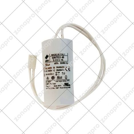Condensador Pp 16 Uf Mf 400V Reconocimiento Ul Recambio Original FAAC 7600525