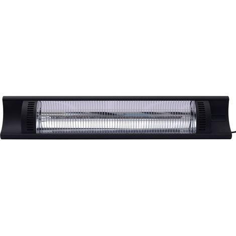 Chauffage de terrasse infrarouge Bola Noir 230V/2500W 879x85x(H)195 mm - Hendi