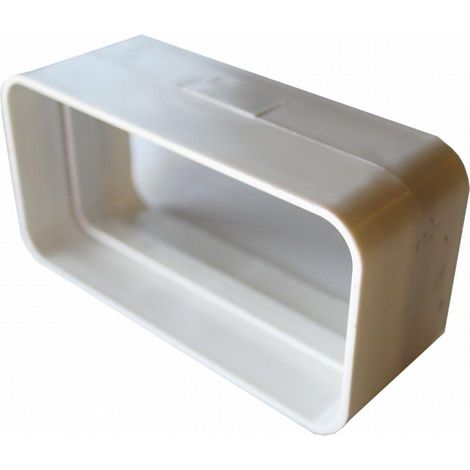 FPLUS empalme rectangular 110x55 , Empalme para tubo rectangular de salida de humos 110x55