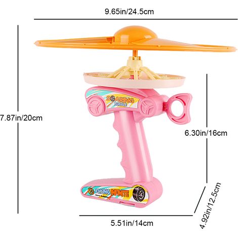 Machine à bulles manuelle avec tirette, disque volant lumineux, jouet d'eau d'extérieur pour l'été, cadeau idéal pour les fêtes d'enfants (garçons et filles). (1/5)
