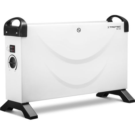 Trotec – Radiateur convecteur électrique 2000W – 3 niveaux de chauffe – Thermostat intégré pour chaleur constante – Compact et silencieux - TCH 18 E