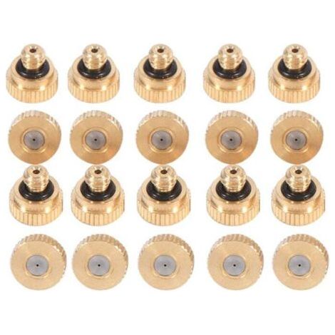 Ugelli nebulizzatori in ottone per sistemi di raffreddamento (0,4 mm) 10/24 UNC Garden 20 pezzi
